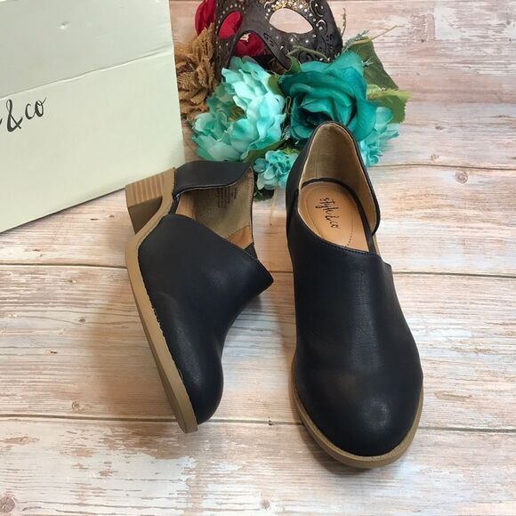 Style & Co Black Marinn D'Orsay Flats - Picture 1 of 10